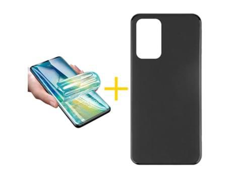 Pack 1x Película de Hydrogel + Funda SKYHE Oppo A76 Silicone Liso Peto