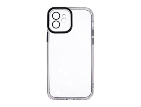Funda SKYHE para Apple Iphone 12 Clear Chrome Close Transparente + Peto