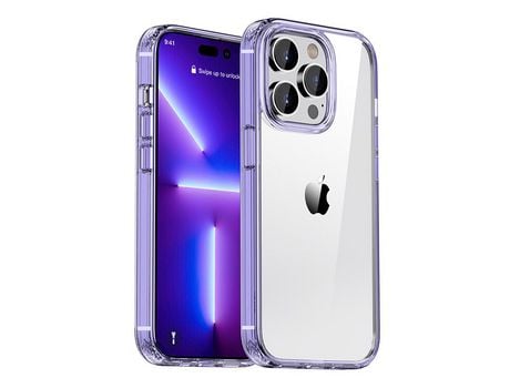 Funda VENIYSMLIS para Iphone 13 Morado Transparente