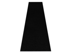 Alfombra de Pasillo DYWANY LUSZCZOW Trendy (80 x 370 cm - Polipropileno - Negro)