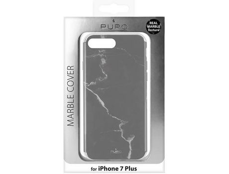Funda iPhone 6 Plus, 6s Plus, 7 Plus, 8 Plus PURO Mármol Negro