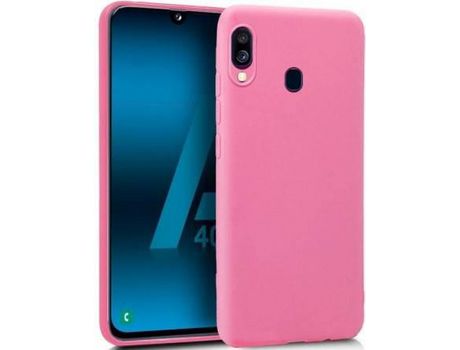 Carcasa Samsung Galaxy A40 COOL Silicona Rosa