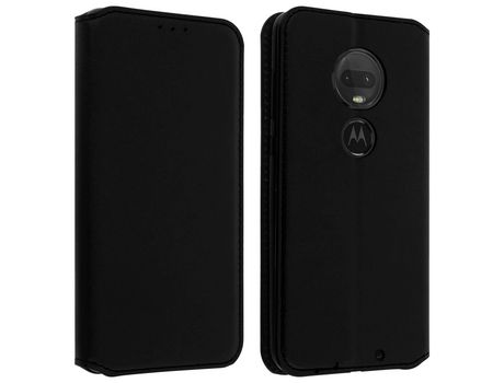 Funda Motorola Moto G7, G7 Plus AVIZAR Book Negro