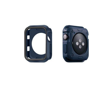 Carcasa Military Anti-Impacto Doublecolor para Apple Watch Se 2022 40Mm PHONECARE Azul Oscuro/Negro