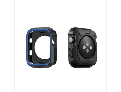 Carcasa Military Anti-Impacto Doublecolor para Apple Watch Se 2022 40Mm PHONECARE Negro/Azul