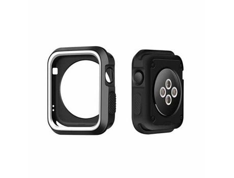 Carcasa Military Anti-Impacto Doublecolor para Apple Watch Se 2022 40Mm PHONECARE Negro/Blanco