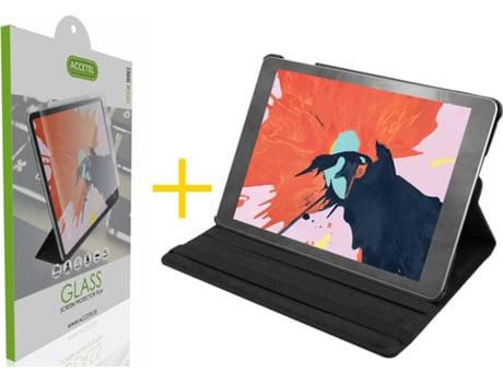 Kit Carcasa + Película de Vidrio Templado ACCETEL Samsung Galaxy Tab A7 lite Negro