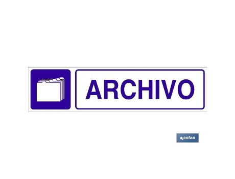Señal glasspack adhesiva 175x45 archivo