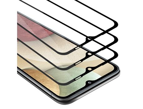 Protector de Pantalla CADORABO 3x Compatible con Samsung Galaxy A12 / M12