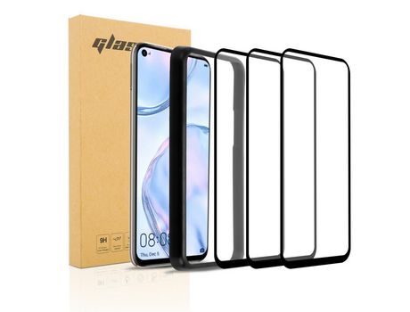 Protector de Pantalla CADORABO 3xde Ecrã Inteiro Compatible con Huawei Nova 6 Se / P40 Lite / Nova 7I
