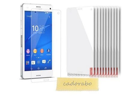 Protector de Pantalla CADORABO Compatíveis com Sony Xperia Z3 Compact