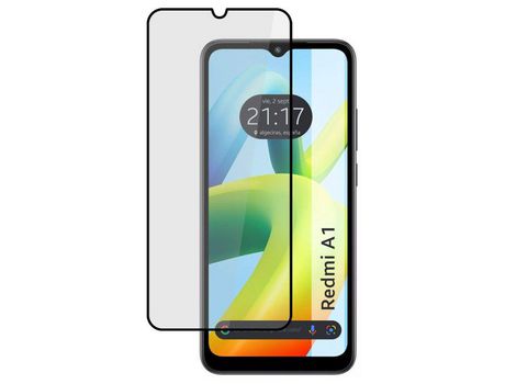 Protector de Pantalla 5D Full Glue Negro Xiaomi Redmi A1 Cristal