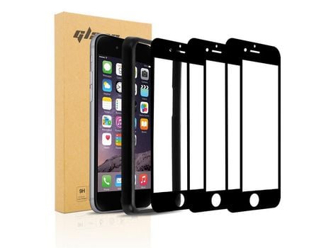 Protector de Pantalla CADORABO 3xde Ecrã Inteiro Compatible con Apple Iphone 7 Plus / 7S Plus / 8 Plus