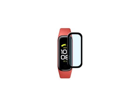 Protector de Pantalla Protectora de Ecrã Gel Full Cover com Bordas Pretas para Samsung Galaxy Fit 2 Sm-R220 Transparente