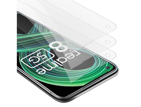 Protector de Pantalla CADORABO 3x Compatible con Realme 8 5G / V13 / Q3 / Q3I / Narzo 30 5G