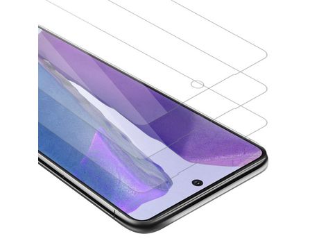 Protector de Pantalla CADORABO 3x Compatible con Samsung Galaxy Note 20