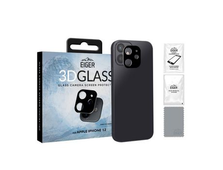 Protector de Pantalla EIGER para Lente de Câmara para Iphone 13' Blanco/Negro