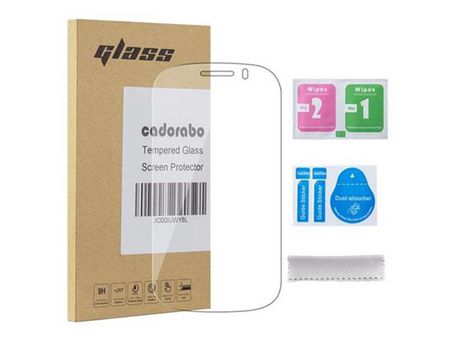 Protector de Pantalla CADORABO Compatible con Alcatel C3