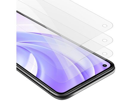 Protector de Pantalla CADORABO 3x Compatible con Xiaomi Mi 11 Lite 4G / 5G / 11 Lite Ne