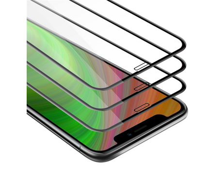 Protector de Pantalla CADORABO 3x Compatible con Apple Iphone X / Xs