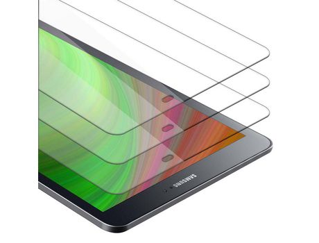 Cadorabo 3x Armour Film Compatible con samsung galaxy tab s2 (9.7 zoll) em claro como cristal
