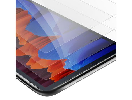 Cadorabo 3x Armour Film Compatible con samsung galaxy tab s7 fe / s7 plus (12.4 zoll) em claro como cristal