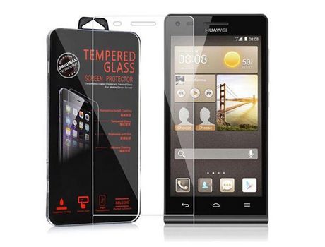 Protector de Pantalla CADORABO Compatible con Huawei Ascend G6