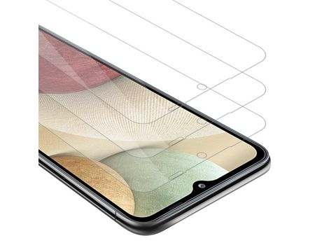 Protector de Pantalla CADORABO 3x Compatible con Samsung Galaxy A12 / M12