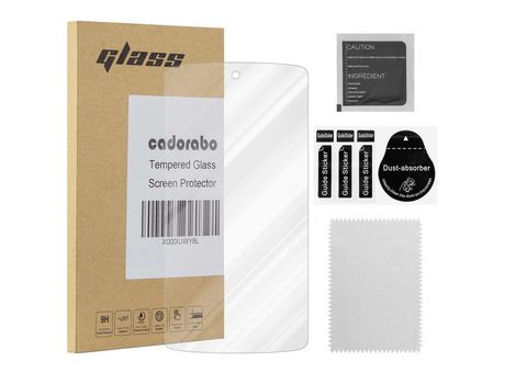 Protector de Pantalla CADORABO Compatible con Lg Google Nexus 5
