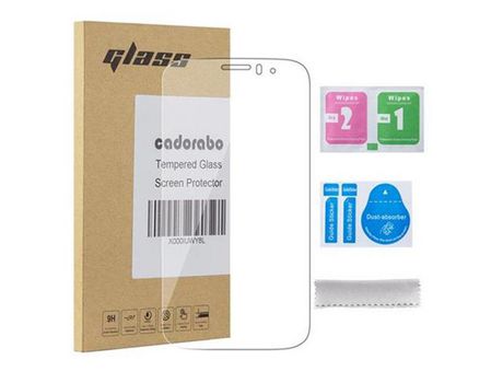 Protector de Pantalla CADORABO Compatible con Alcatel C5