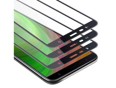 Protector de Pantalla CADORABO 3x Compatible con Samsung Galaxy J4 Plus