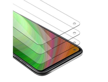 Protector de Pantalla CADORABO 3x Compatible con Samsung Galaxy A21