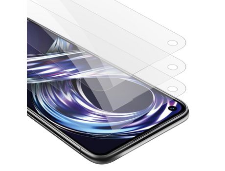 Protector de Pantalla CADORABO 3x Compatible con Realme 8I / Narzo 50 4G