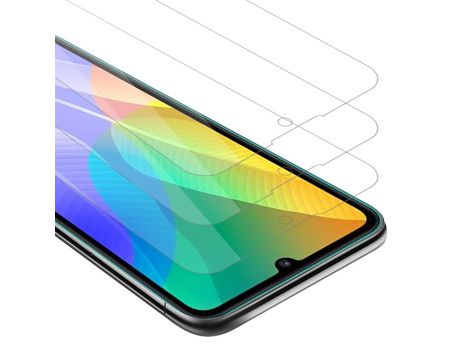 Protector de Pantalla CADORABO 3x Compatible con Huawei Y6P