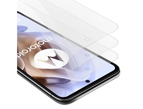 Protector de Pantalla CADORABO 3x Compatible con Motorola Moto G31 / G41