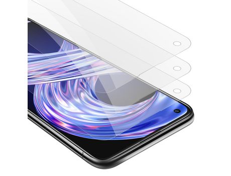 Protector de Pantalla CADORABO 3x Compatible con Realme 8 4G / 8 Pro