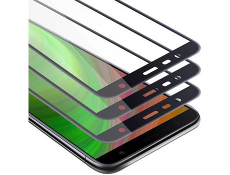 Cadorabo 3x blindagem de ecrã Intero Compatible con samsung galaxy j6 plus Protector de Pantalla