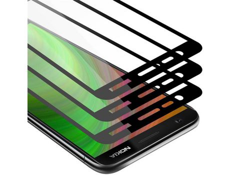 CADORABO 3x blindagem de ecrã Intero Compatible con nokia 3,1 Protector de Pantalla
