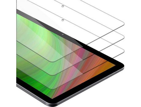 Cadorabo 3x Armour Film Compatible con huawei mediapad t5 10 (10.1 zoll) em claro como cristal