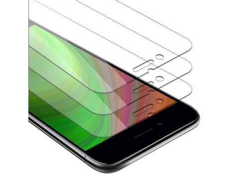 CADORABO 3x Vidrio Templado Compatible con apple iphone 6 / 6s - película protectora em transparente
