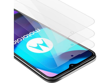 Cadorabo 3x Armour Film Compatible con motorola moto e20 / e30 / e40