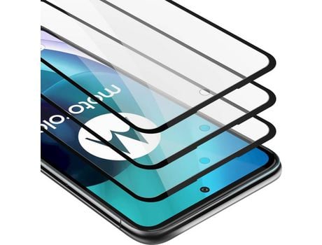 Cadorabo 3x blindagem de ecrã Intero Compatible con motorola moto g71 5g Protector de Pantalla