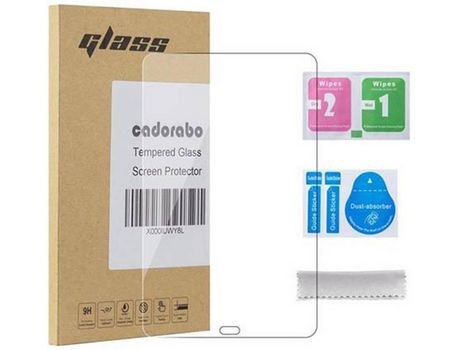 CADORABO Armour Film Compatible con samsung galaxy tab e (9.7 zoll) em claro como cristal