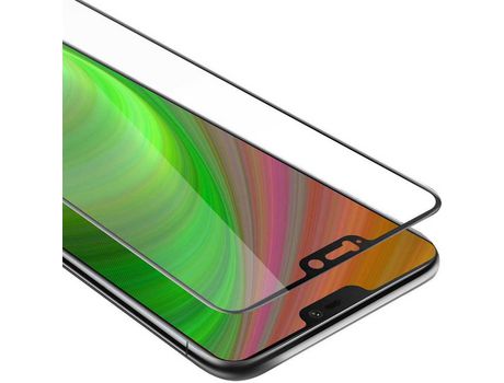 Protector de Pantalla Intero CADORABO Compatible con oneplus 6 película protectora em transparente con preto