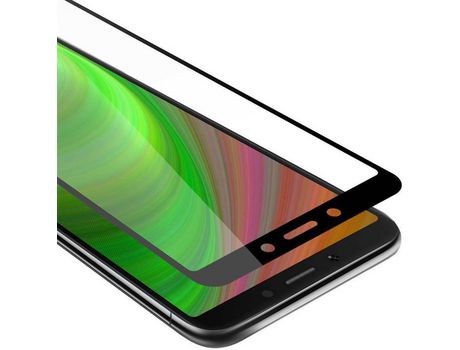 Protector de Pantalla Intero CADORABO Compatible con xiaomi redmi 6 película protectora em transparente con preto