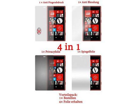 Protectores de ecrã cadorabo Compatíveis con nokia lumia 720 - Filmes protectores em alto claro