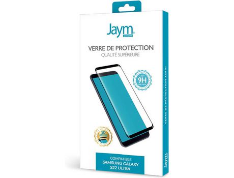Jaym - cristal templado premium para apple iphone 14 / 13 / 13 pro - curvo 3d contorno negro - reforzado 9h ultrarresistente - calidad superior asahi