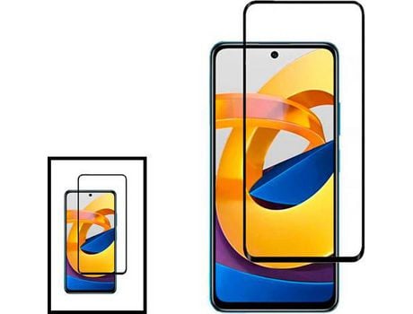 Kit 2 Protector de Pantalla de Cristal Templado 5D Full Cover para Samsung Galaxy Xcover6 Pro Transparente/Negro