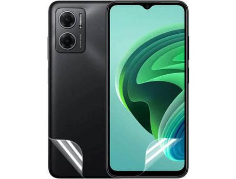 Kit película protectora de hydrogel frente e verso para xiaomi redmi 11 prime 5g - transparente