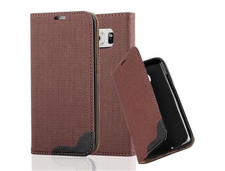 Carcasa para Samsung Galaxy S6 EDGE Marrón
